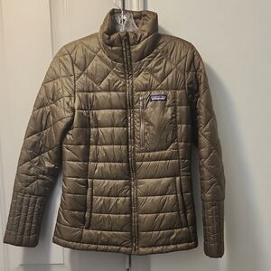 Patagonia Olive Quilted Jacket